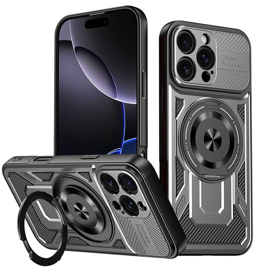 Case for Apple iPhone 16 Pro, Techsuit, RuggedCam, Gray