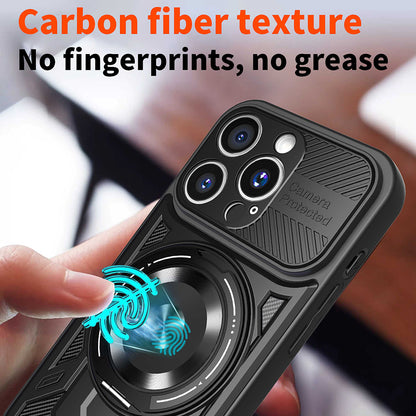 Case for Apple iPhone 16 Pro, Techsuit, RuggedCam, Black