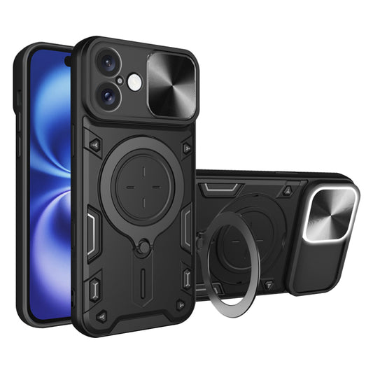 Case for Apple iPhone 16, Techsuit, CamGuard Pro, Black