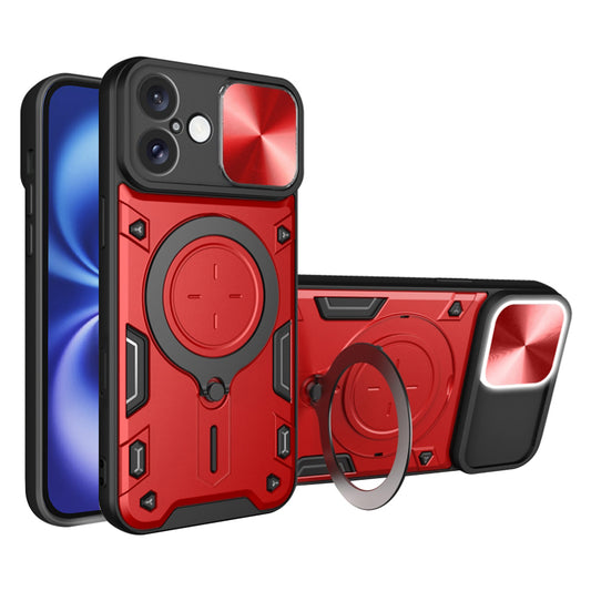 Case for Apple iPhone 16, Techsuit, CamGuard Pro, Red