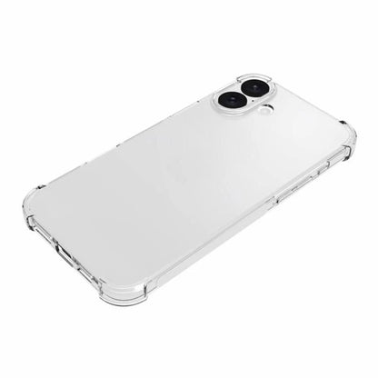 Case for Apple iPhone 16, Techsuit, Shockproof Clear (Big Lens Hole), Transparent