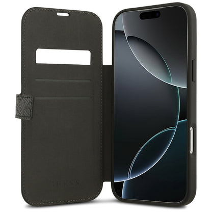 Case for Apple iPhone 17, Guess, 4G Metal Logo, Black