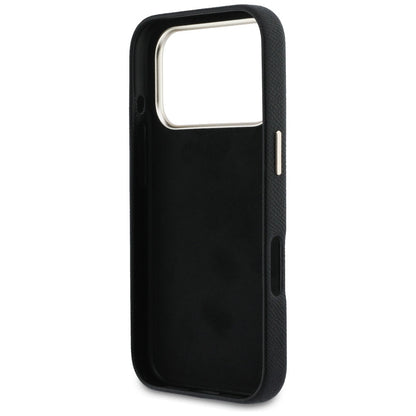 Case for Apple iPhone 17 Pro Max, Guess, Resin Logo, Black