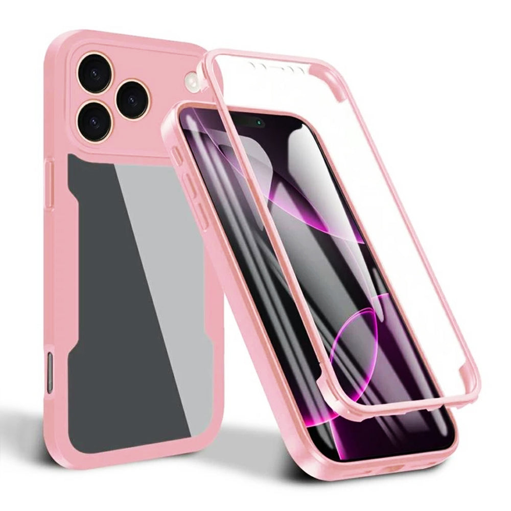 Case for Apple iPhone 17 Pro Max, Techsuit, ColorVerse 360, Pink