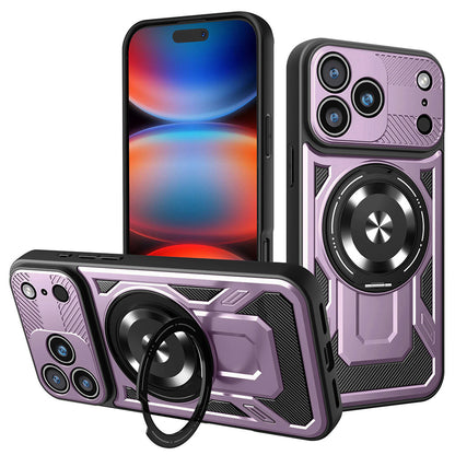 Case for Apple iPhone 17 Pro Max, Techsuit, RuggedCam, Purple