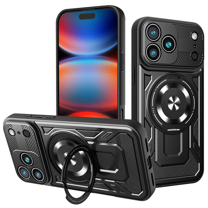 Case for Apple iPhone 17 Pro Max, Techsuit, RuggedCam, Black