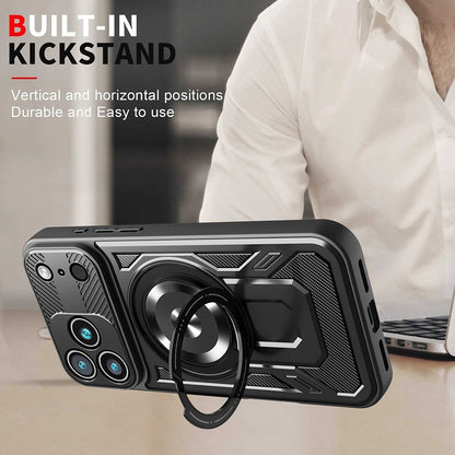 Case for Apple iPhone 17 Pro Max, Techsuit, RuggedCam, Black