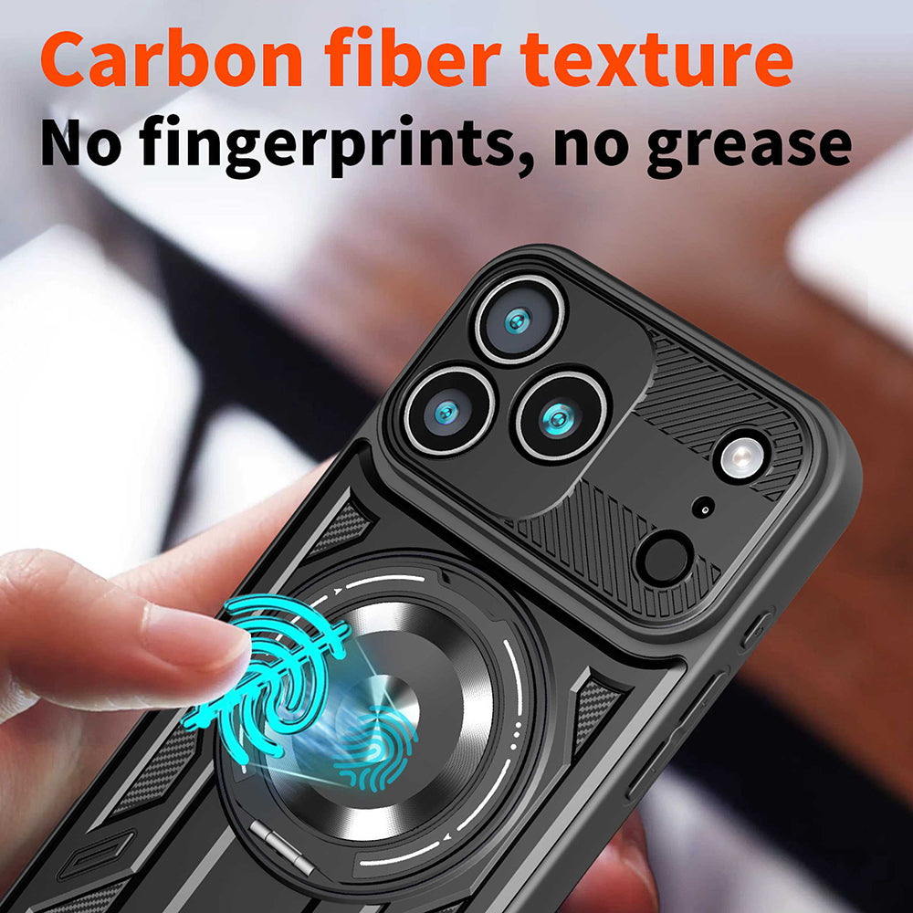 Case for Apple iPhone 17 Pro Max, Techsuit, RuggedCam, Black