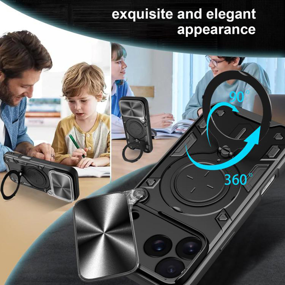 Case for Apple iPhone 17 Pro, Techsuit, CamGuard Pro, Purple