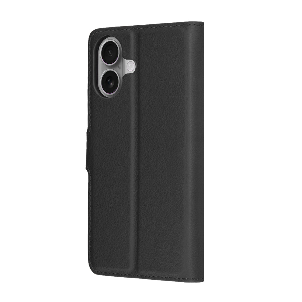 Case for Apple iPhone 17, Techsuit, Leather Folio, Black