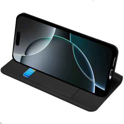 Case for Apple iPhone 17, Techsuit, Magskin Book, Black