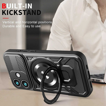 Case for Apple iPhone 17, Techsuit, RuggedCam, Blue