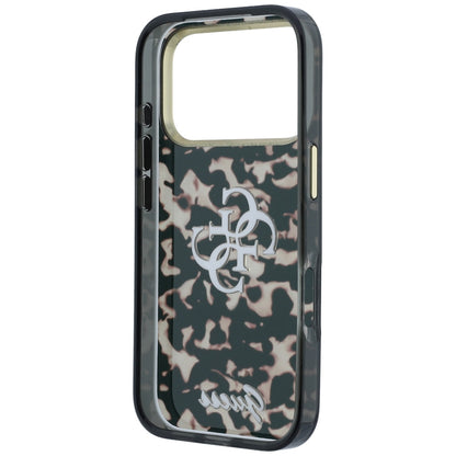 Case for Apple iPhone 18 Pro / 17 Pro, Guess, IML 4G Metal Script, Brown