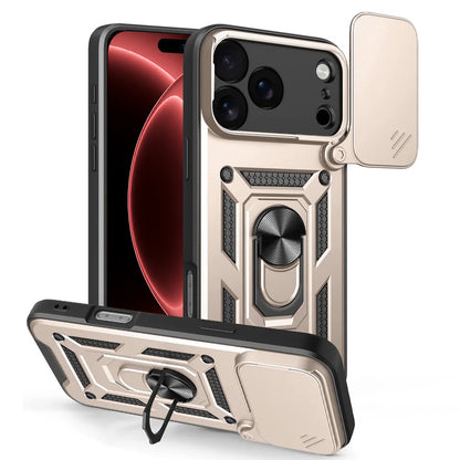 Case for Apple iPhone 18 Pro / 17 Pro, Techsuit, CamShield, Gold