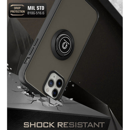 Case for Apple iPhone 18 Pro / 17 Pro, Techsuit, Glinth, Black