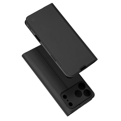 Case for Apple iPhone 18 Pro / 17 Pro, Techsuit, Magskin Book, Black