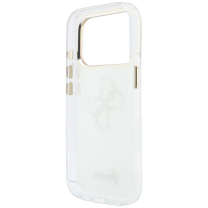 Case for Apple iPhone 18 Pro Max / 17 Pro Max, Guess, IML 4G Metal Script, White