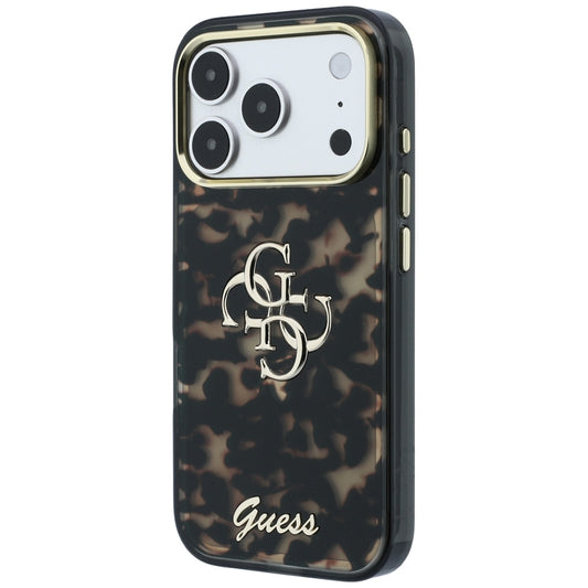 Case for Apple iPhone 18 Pro Max / 17 Pro Max, Guess, IML 4G Metal Script, Brown