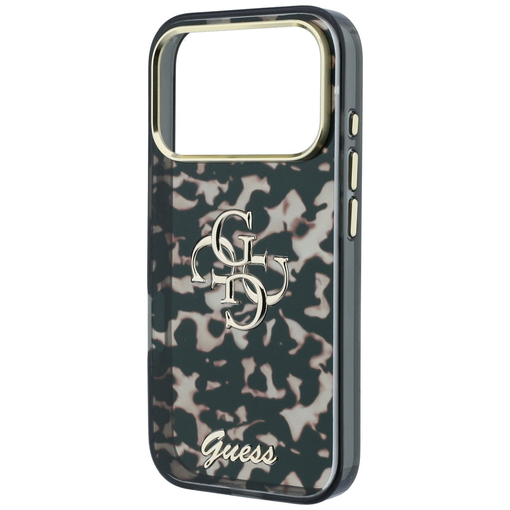 Case for Apple iPhone 18 Pro Max / 17 Pro Max, Guess, IML 4G Metal Script, Brown