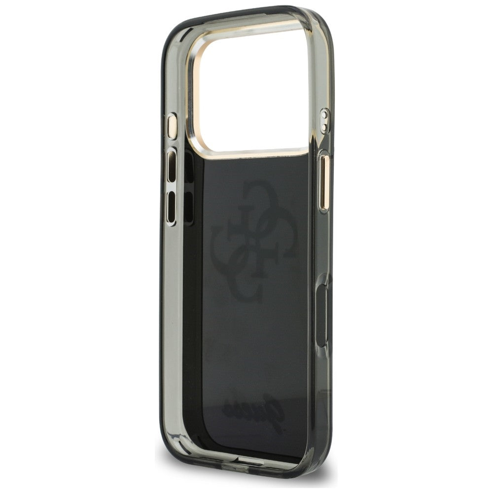 Case for Apple iPhone 18 Pro Max / 17 Pro Max, Guess, IML 4G Metal Script, Black