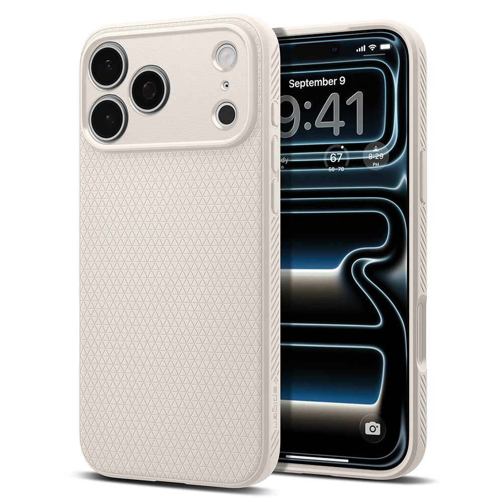 Case for Apple iPhone 18 Pro Max / 17 Pro Max, Spigen, Liquid Air, Beige ACS12114