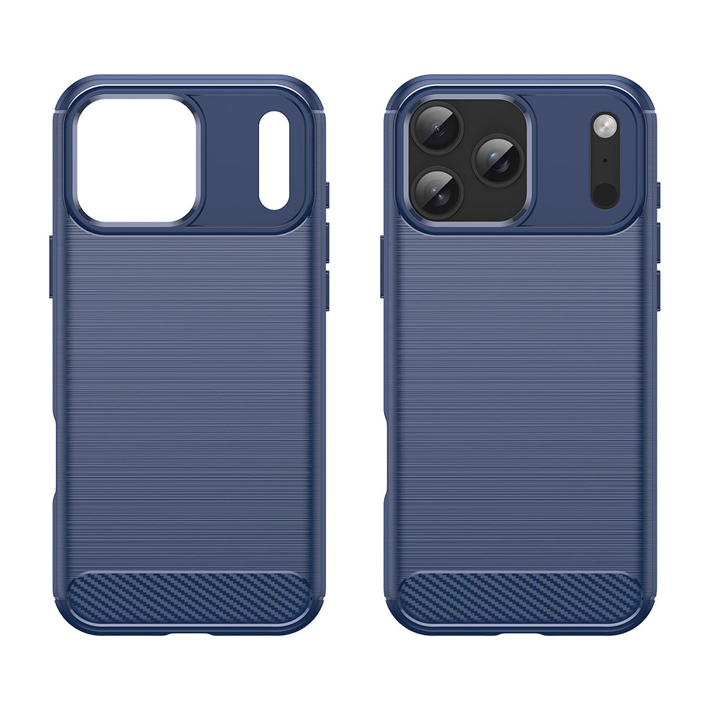 Case for Apple iPhone 18 Pro Max / 17 Pro Max, Techsuit, Carbon, Blue