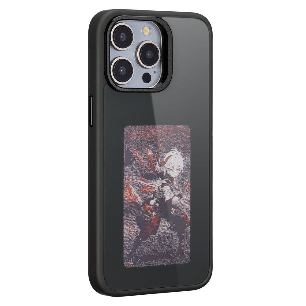 Case for Apple iPhone 15 Pro Max, OEM, Customized E-Ink Display, Black
