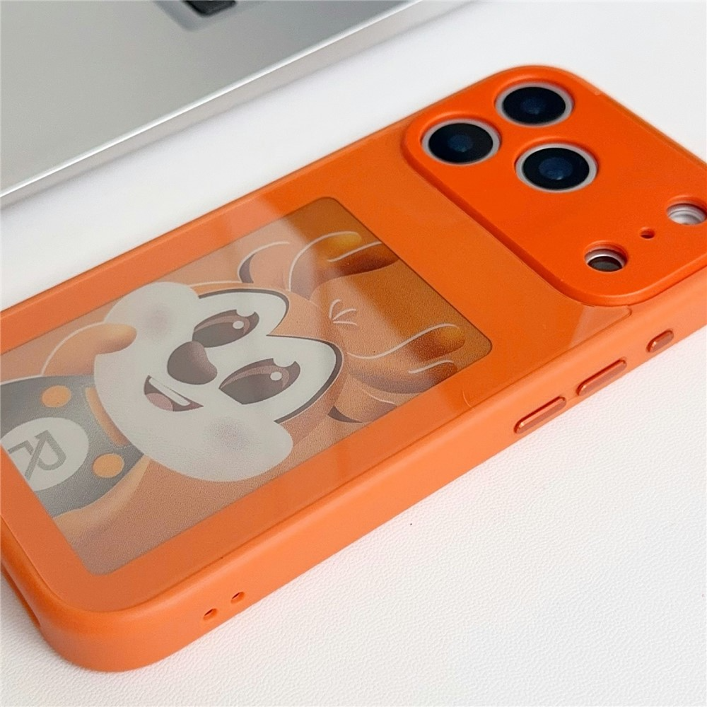 Case for Apple iPhone 17 Pro, OEM, Customized E-Ink Display, Orange