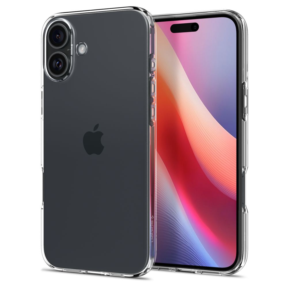 Case for Apple iPhone 16, Spigen, Liquid Crystal, Transparent ACS08190 