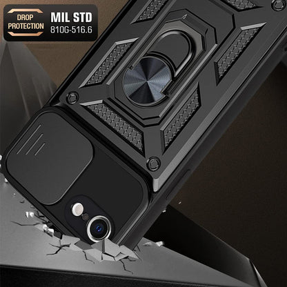 Case for Apple iPhone 6 / 6s, Techsuit, CamShield, Black