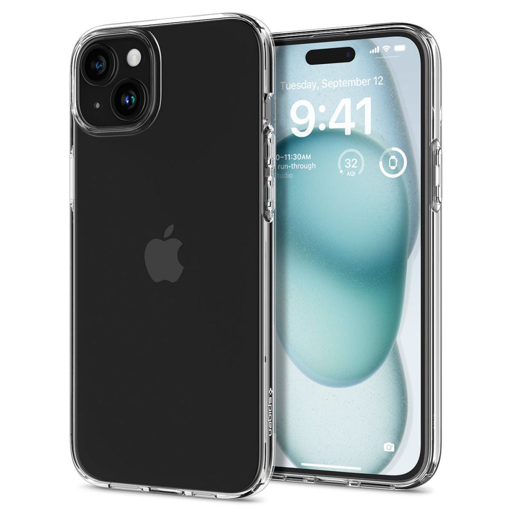 Case for Apple iPhone 15, Spigen, Liquid Crystal, Transparent ACS06786