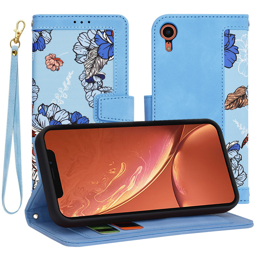 Case for Apple iPhone XR, Techsuit, FlipCraft, Blue