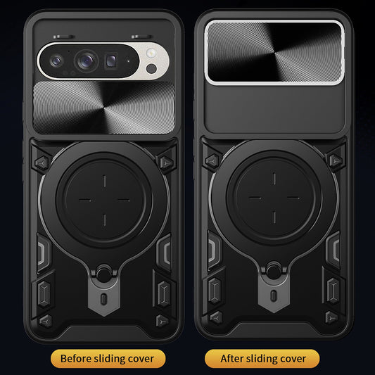 Case for Google Pixel 10 Pro / 10, Techsuit, CamGuard Pro, Rose Gold