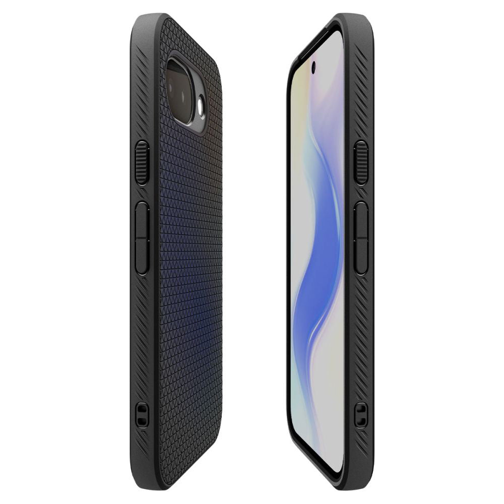 Case for Google Pixel 10a, Spigen, Liquid Air, Matte Black ACS11285