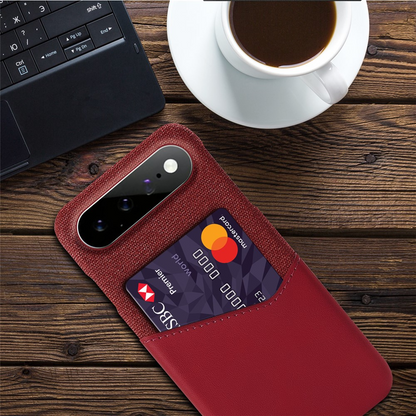 Case for Google Pixel 11 Pro XL, OEM, Card Holder, Red