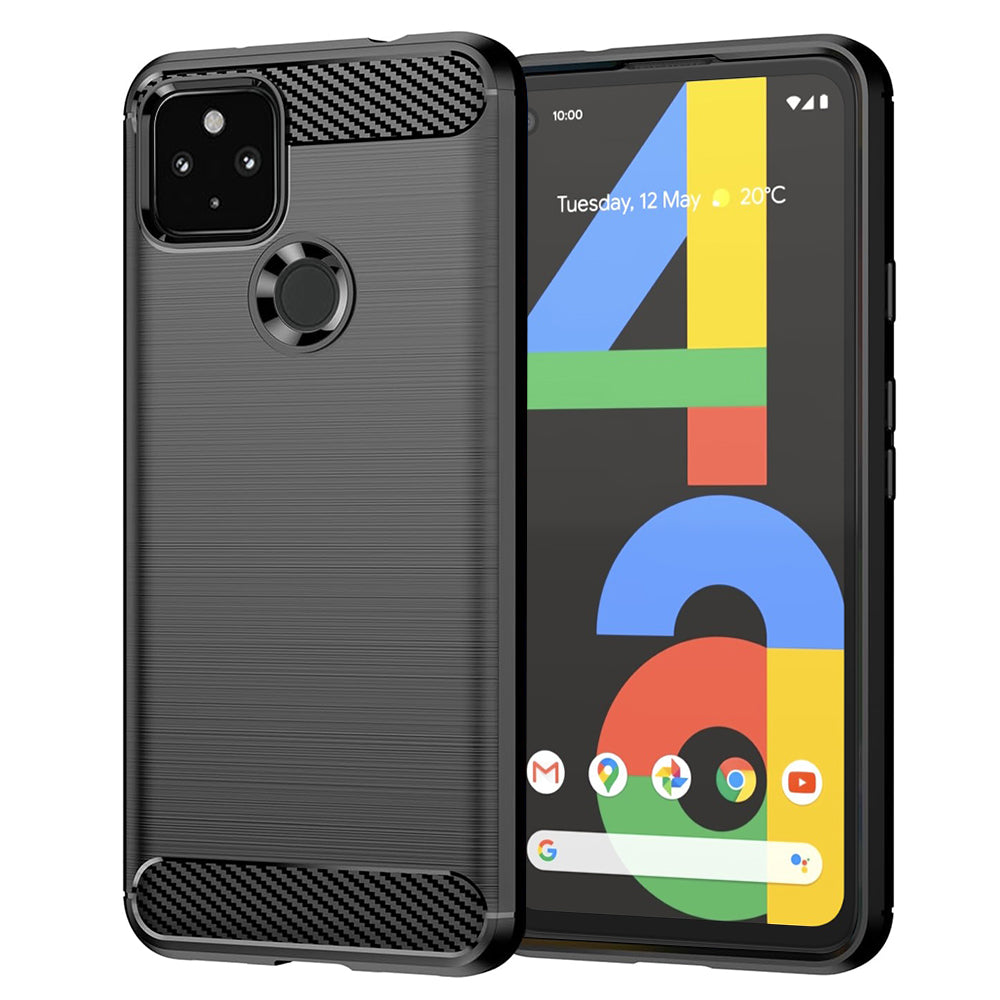Case for Google Pixel 4a 5G, Techsuit, Carbon, Black