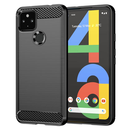 Case for Google Pixel 4a 5G, Techsuit, Carbon, Black