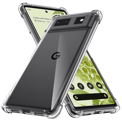 Case for Google Pixel 6, Techsuit, Shockproof Clear, Transparent