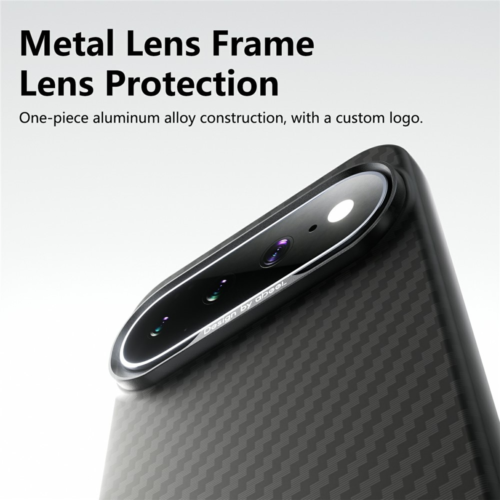 Case for Google Pixel 10 Pro / 10, Abeei, Carbon Minimalist, Black