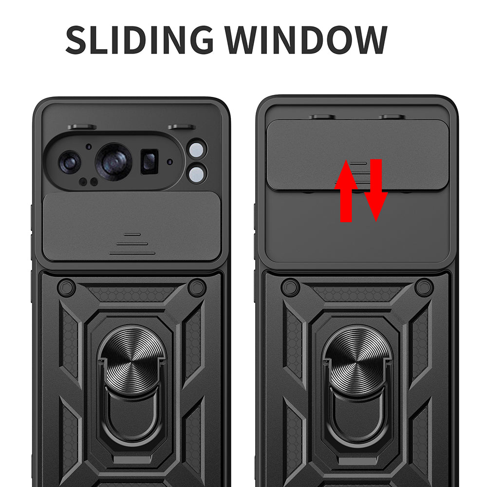 Case for Google Pixel 9 Pro XL, Techsuit, CamShield, Green