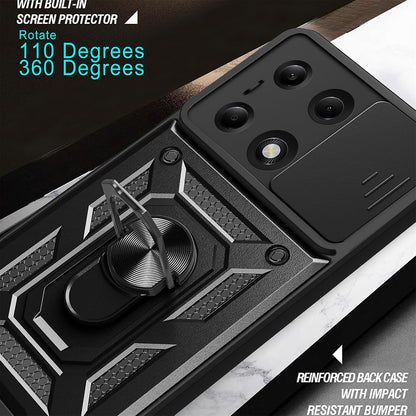 Case for Google Pixel 9a, Techsuit, CamGuard Pro, Rose Gold
