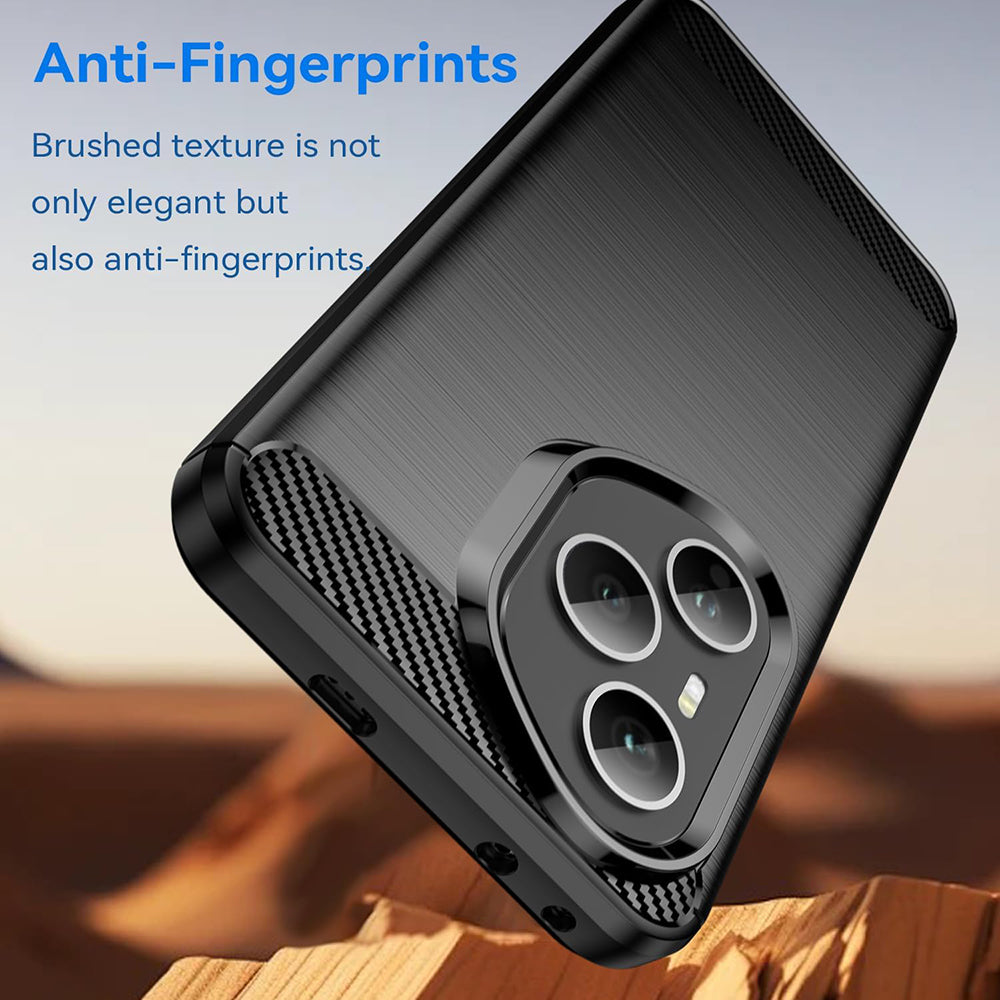 Case for Honor 400 Pro, Techsuit, Carbon, Black