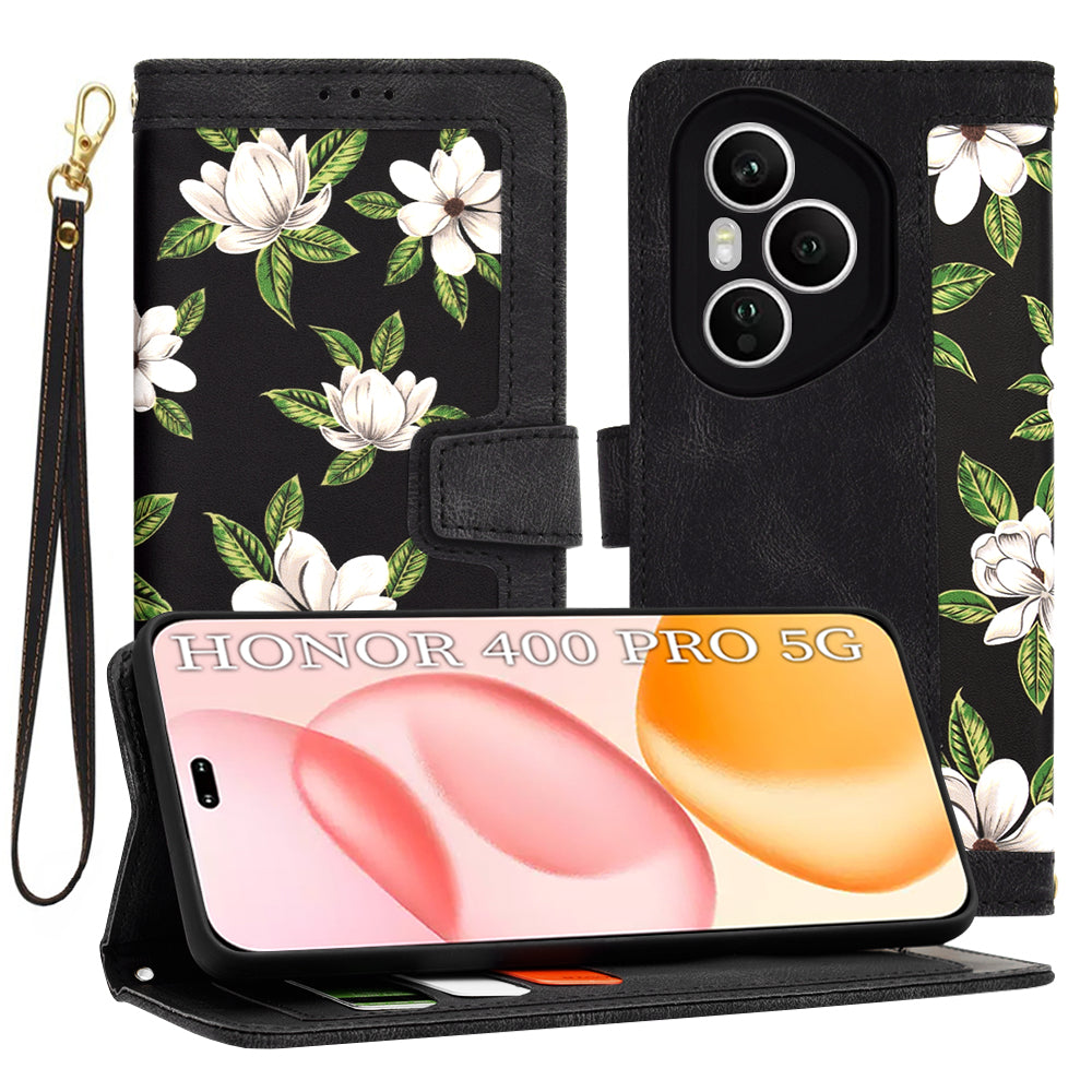 Case for Honor 400 Pro, Techsuit, FlipCraft, Black