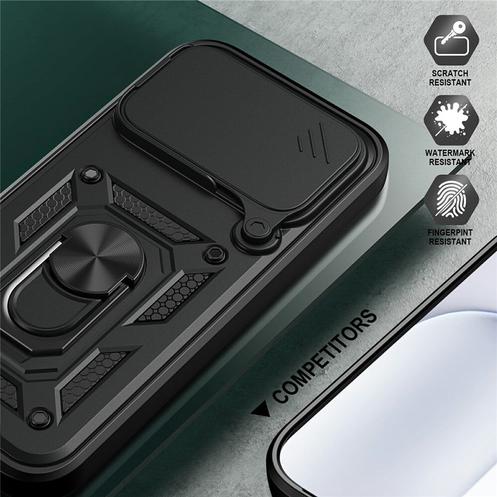 Case for Honor 600, OEM, CamShield, Black