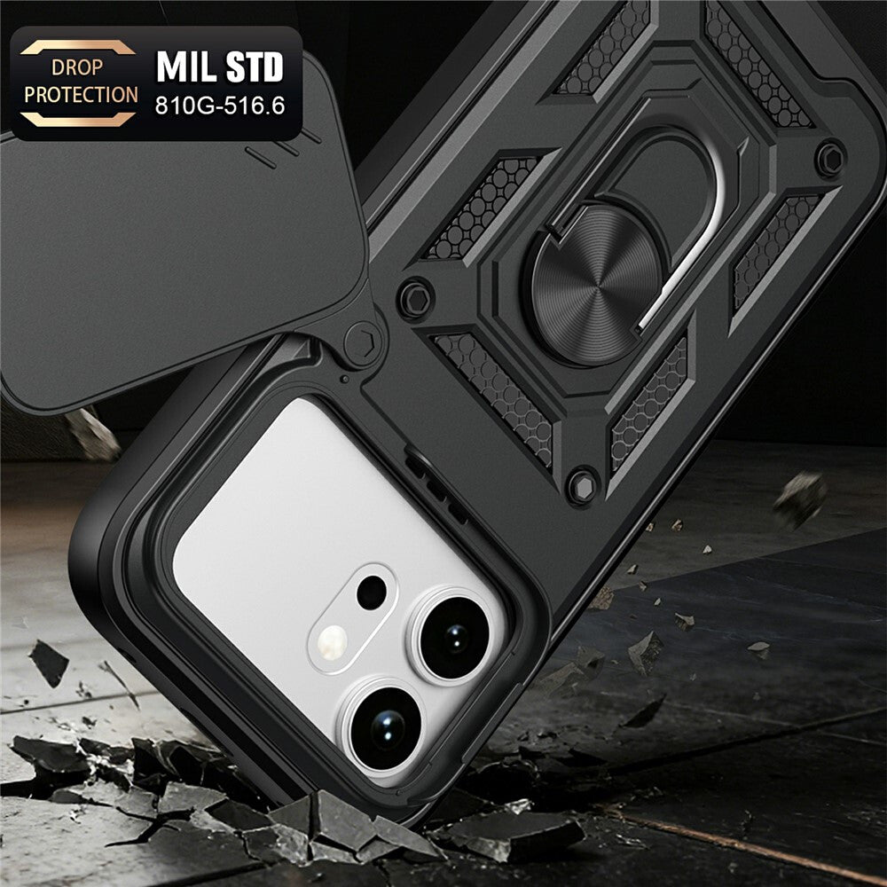Case for Honor 600, OEM, CamShield, Black