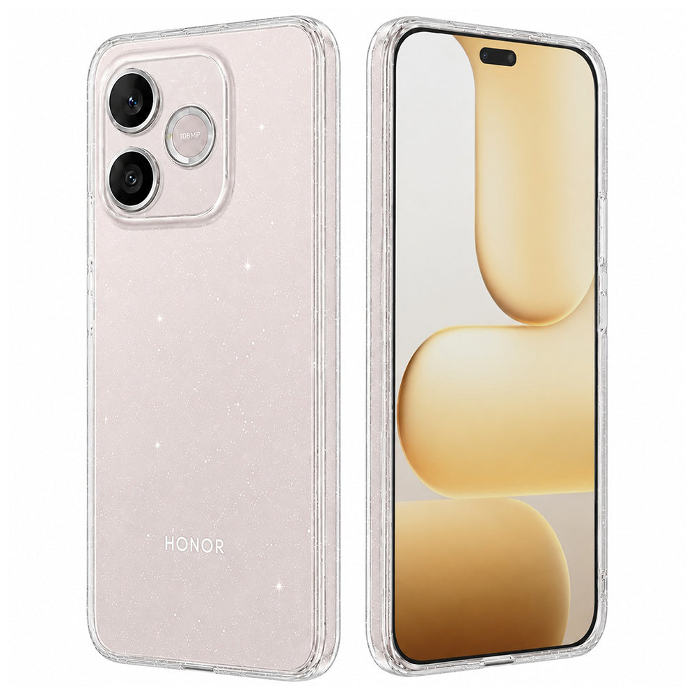 Case for Honor 600 Lite, Techsuit, SparkleSkin, Transparent