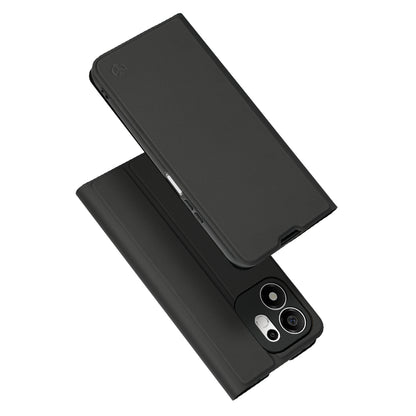 Case for Honor 600 Smart, Techsuit, Magskin Book Long Blitz Cutout, Black