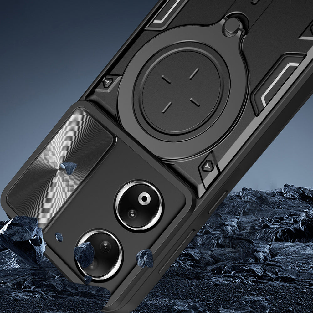 Case for Honor 90, Techsuit, CamGuard Pro, Black