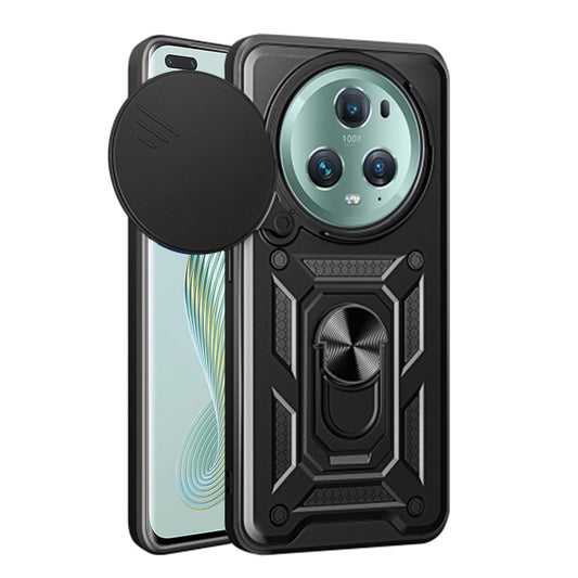Case for Honor Magic5 Pro, Techsuit, CamShield, Black