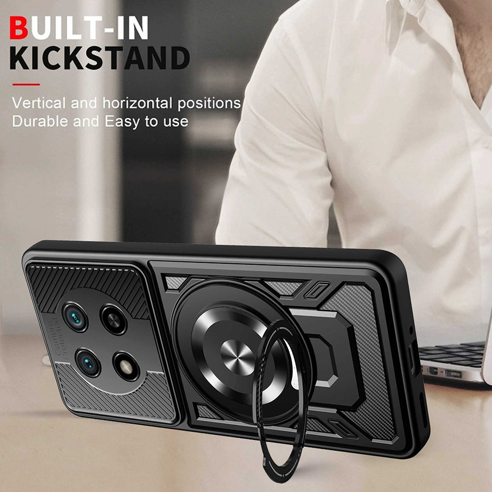 Case for Honor Magic8 Lite, Techsuit, RuggedCam, Purple